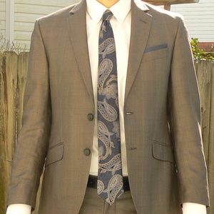 Billy London Gray Men's Business Suit - Size: 36S